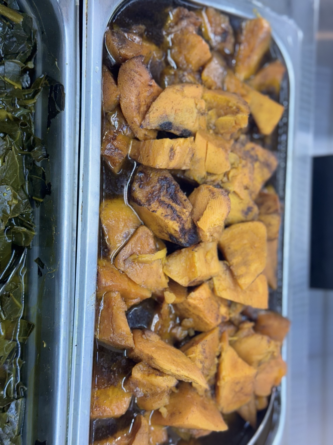 Seasoned sweet potatoes
